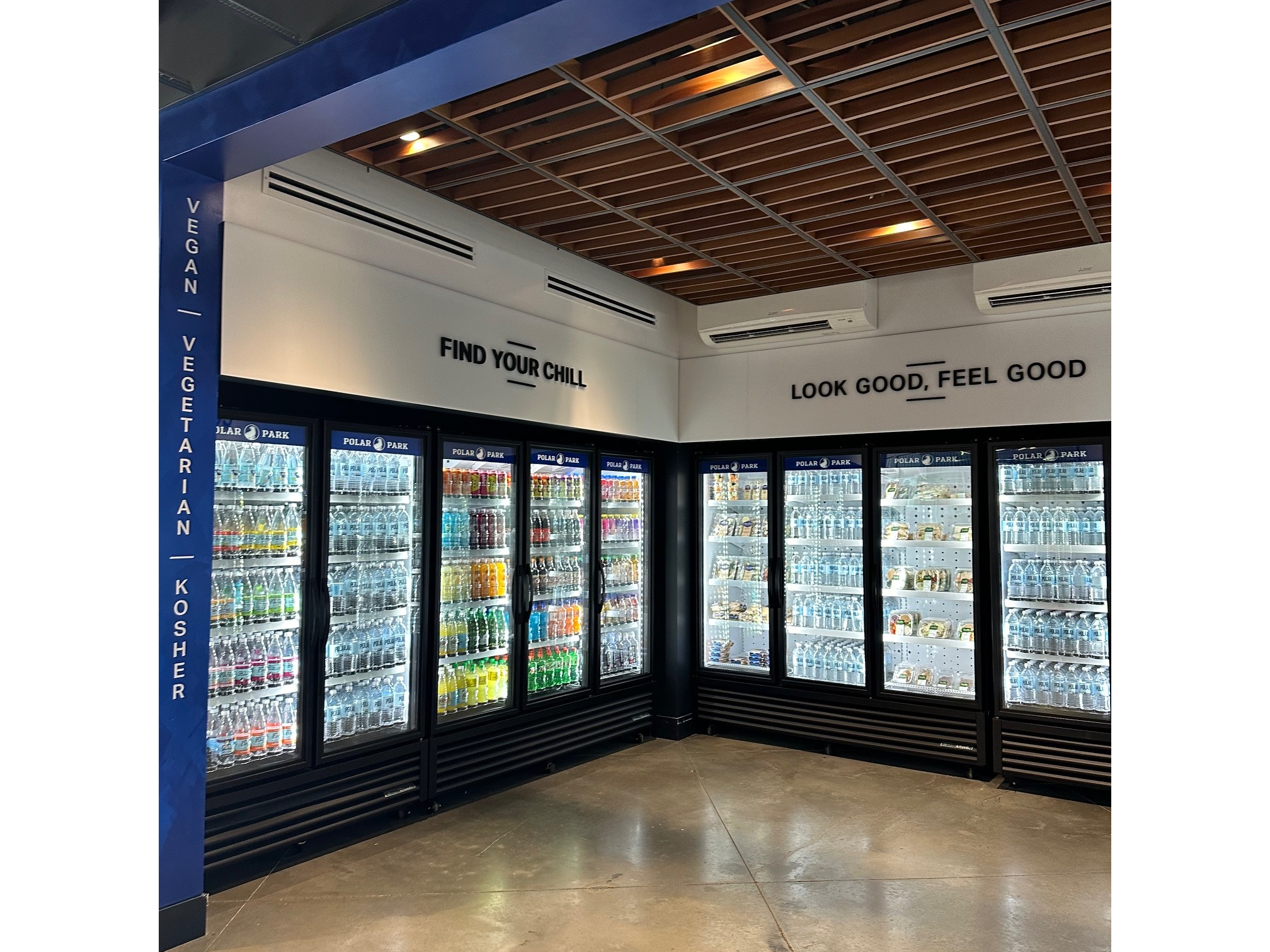 Purchase all food and beverage items within the Marketplace inside Polar Park, Worcester, MA.